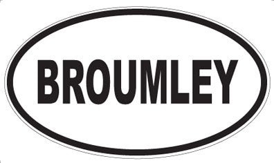 BROUMLEY - Oval Magnet
