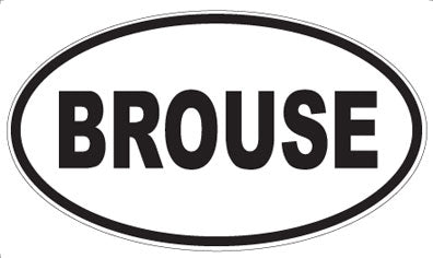 BROUSE - Oval Magnet