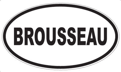 BROUSSEAU - Oval Magnet