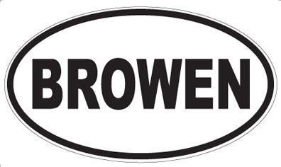 BROWEN - Oval Magnet