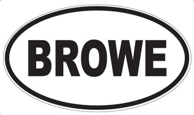 BROWE - Oval Magnet