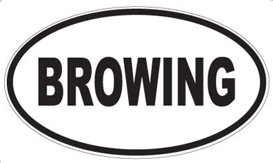 BROWING - Oval Magnet