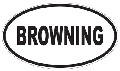 BROWNING - Oval Magnet