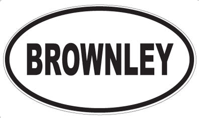 BROWNLEY - Oval Magnet