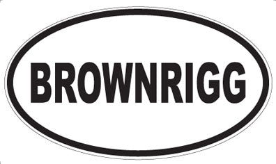 BROWNRIGG - Oval Magnet