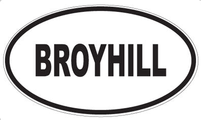 BROYHILL - Oval Magnet