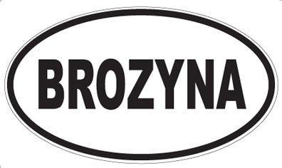 BROZYNA - Oval Magnet