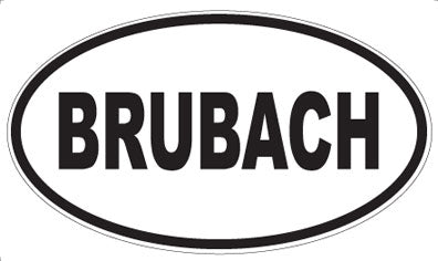 BRUBACH - Oval Magnet