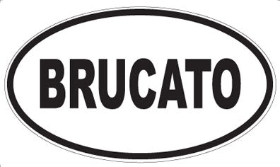 BRUCATO - Oval Magnet