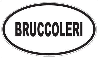 BRUCCOLERI - Oval Magnet