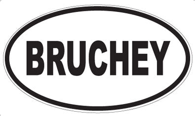 BRUCHEY - Oval Magnet