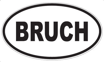 BRUCH - Oval Magnet