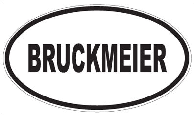 BRUCKMEIER - Oval Magnet