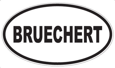 BRUECHERT - Oval Magnet