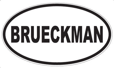 BRUECKMAN - Oval Magnet