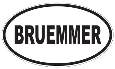 BRUEMMER - Oval Magnet