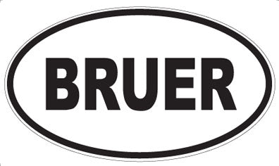 BRUER - Oval Magnet
