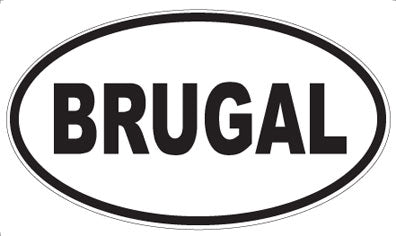 BRUGAL - Oval Magnet