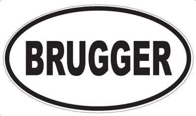 BRUGGER - Oval Magnet