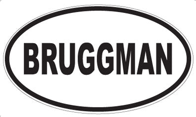 BRUGGMAN - Oval Magnet