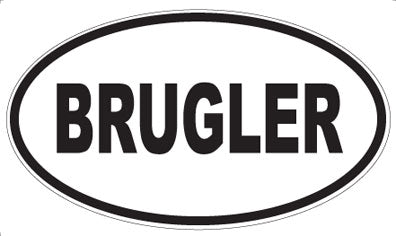 BRUGLER - Oval Magnet