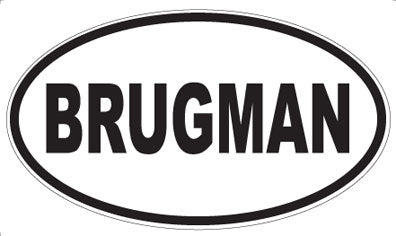 BRUGMAN - Oval Magnet