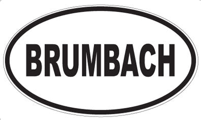BRUMBACH - Oval Magnet
