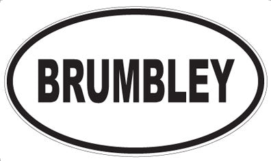 BRUMBLEY - Oval Magnet