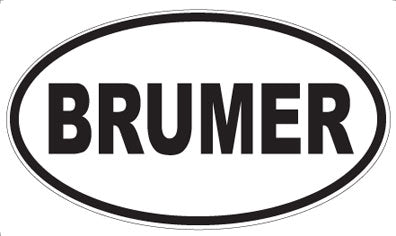 BRUMER - Oval Magnet