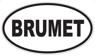 BRUMET - Oval Magnet