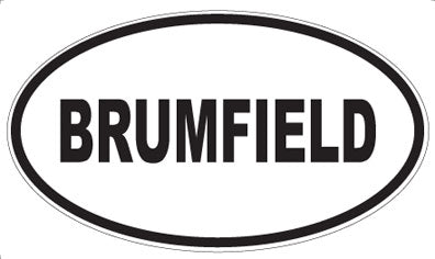 BRUMFIELD - Oval Magnet