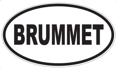 BRUMMET - Oval Magnet