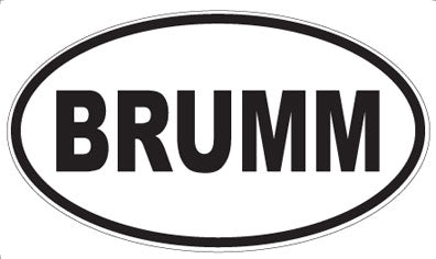 BRUMM - Oval Magnet