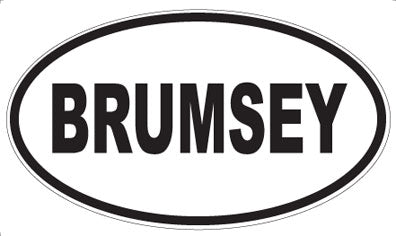 BRUMSEY - Oval Magnet