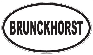 BRUNCKHORST - Oval Magnet