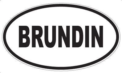BRUNDIN - Oval Magnet