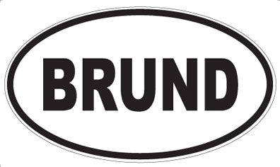 BRUND - Oval Magnet