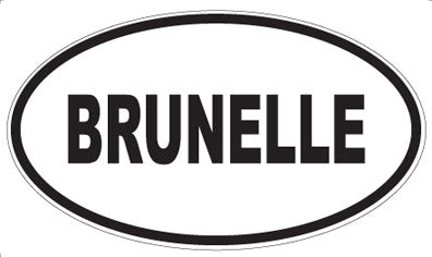 BRUNELLE - Oval Magnet