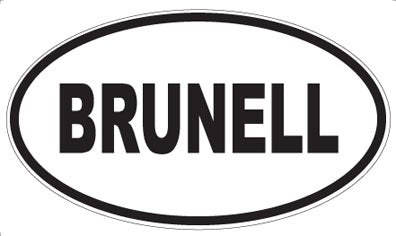 BRUNELL - Oval Magnet