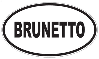 BRUNETTO - Oval Magnet