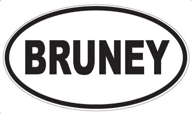 BRUNEY - Oval Magnet