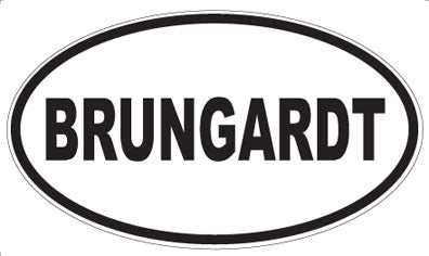 BRUNGARDT - Oval Magnet
