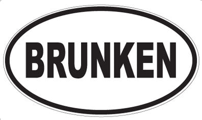 BRUNKEN - Oval Magnet