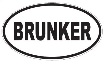 BRUNKER - Oval Magnet