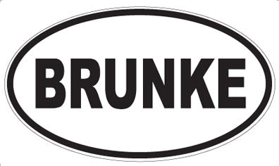 BRUNKE - Oval Magnet