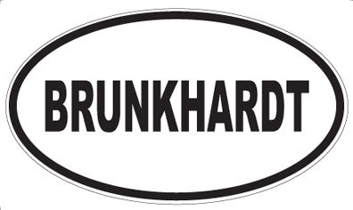 BRUNKHARDT - Oval Magnet