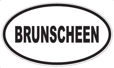 BRUNSCHEEN - Oval Magnet