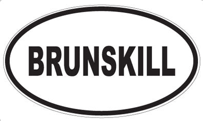 BRUNSKILL - Oval Magnet