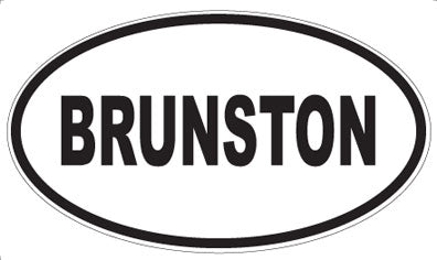 BRUNSTON - Oval Magnet