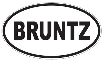 BRUNTZ - Oval Magnet